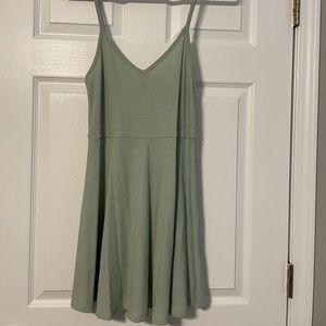 Light green mini dress